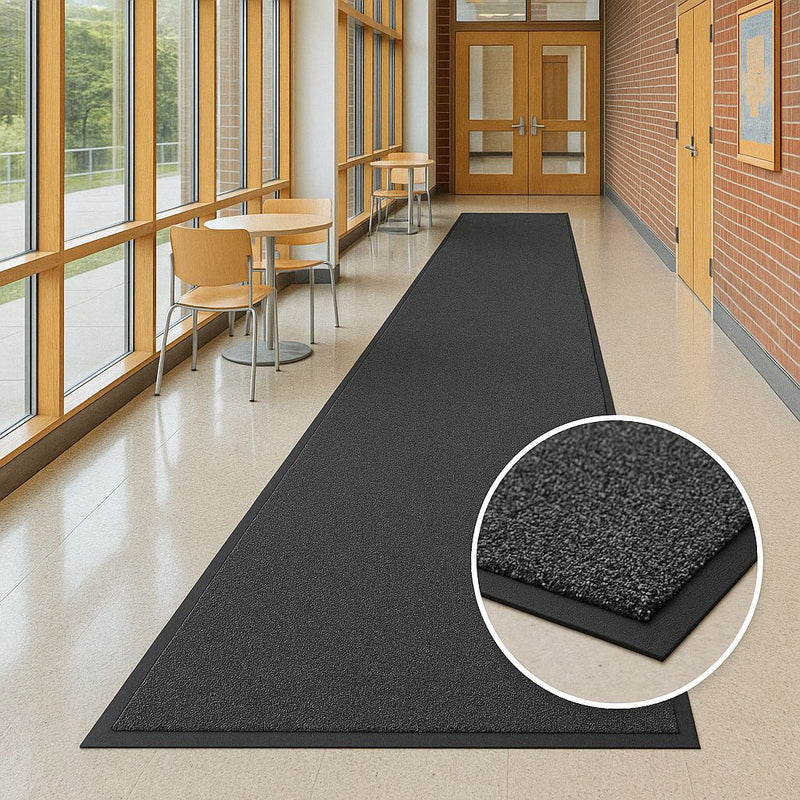 Heavy Duty Barrier Runner Non-Slip Mat - Durable Rubber, Anti-Slip, Floor Protection, Easy Clean, Industrial/Commercial Use, Versatile & Long-Lasting