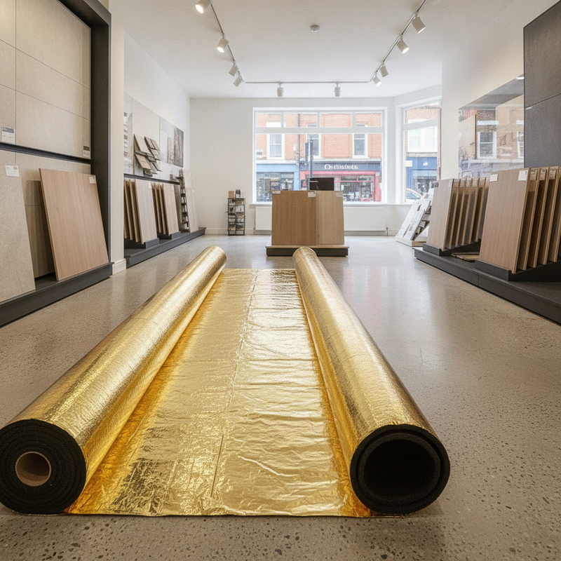 Acoustic Laminate Flooring Underlay - Commercial Setting Setting