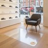 Scratch-Resistant Floor Protection Mat Milk White – Non-Slip - Commercial Setting Setting