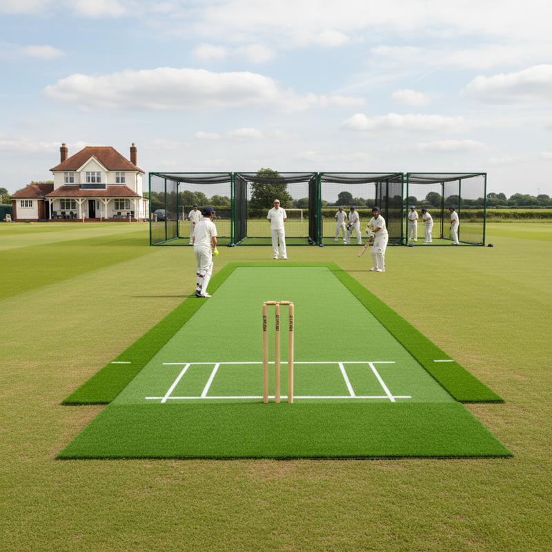 Cricket grass matting school practice nets UK