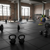 MatPro CrossFit Heavy Duty Gym Flooring Tile 30mm - 1m x 1m - Free UK Delivery — close-up texture detail