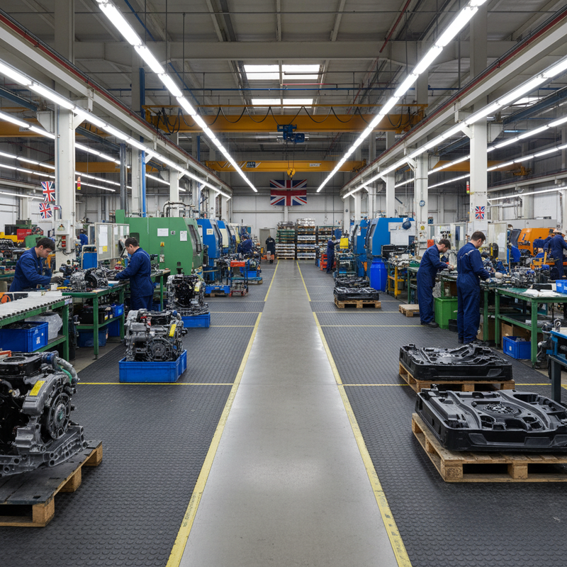 Assembly Line Rubber Sheet Industrial Grade - Real Life Application 3