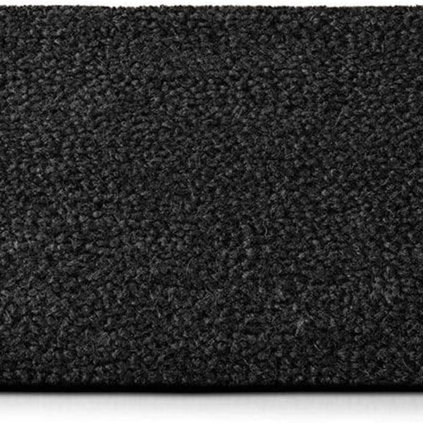 Coconut Doormat Coir Entrance Mat, Non-Slip, Weatherproof Floor Mat for Snow and Rain, Natural Coconut Fibres, Ideal for Large Entrances (Black, 24mm, 80 x 100 cm) - Entrance Mat for UK homes and businesses