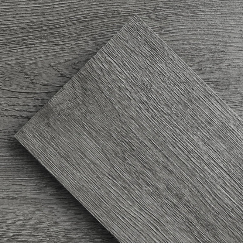Dark grey wood effect self-adhesive vinyl floor planks 5.02m² peel and stick