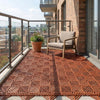 Plastic Interlocking Decking Tiles | 30x30cm | Pack of 10 | Weather-Resistant | Garden
