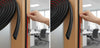 D-Shape Rubber Door Seal Strip Self-Adhesive | Draught Excluder Weatherstrip Soundproof