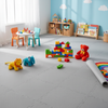 Dove Grey EVA Foam Floor Tiles in Children's Playroom - EN71 Safe Non-Toxic