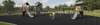 Black EPDM rubber granules wet pour safety surface playground UK