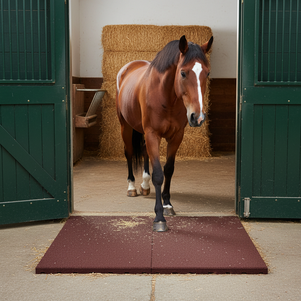 Equestrian Wash Stall Flooring - Drainage Tiles for Horse Stables 50cm x 50cm