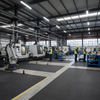 Plain Black Rubber Flooring - In Use