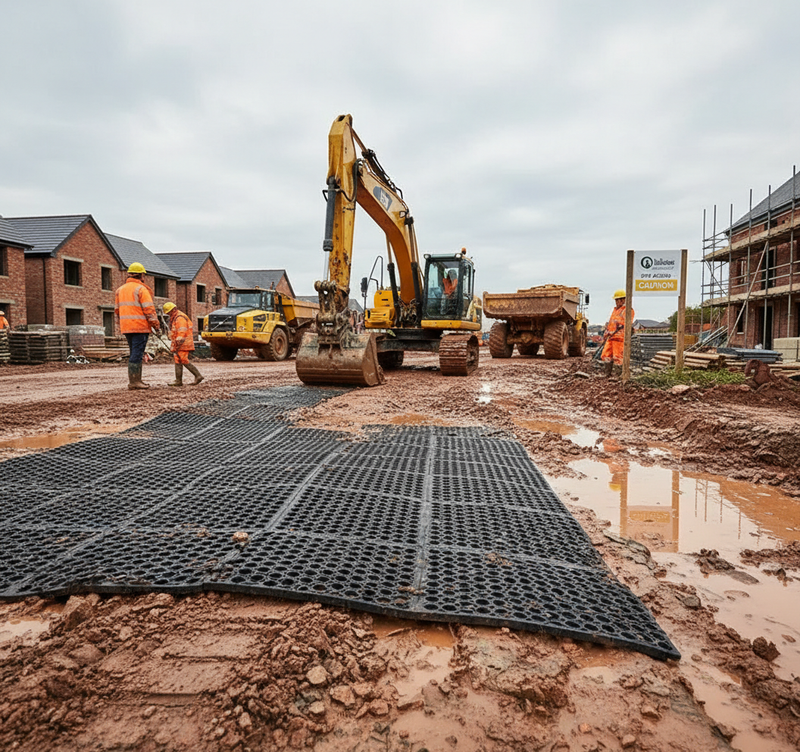 Building site ground protection