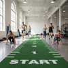TrackMaster Sprint Track in sports training facility