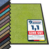 ® Dirt Trapper Mat, Doormat in Many Sizes, Door Mat for Front Door Indoor and Outdoor Use (Light Green, 40 x 60 cm) - Entrance Mat for UK homes and businesses