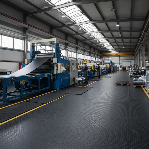 Factory Floor Rubber - Premium SBR Rubber Sheet