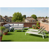 Flat roof artificial lawn grass UK home