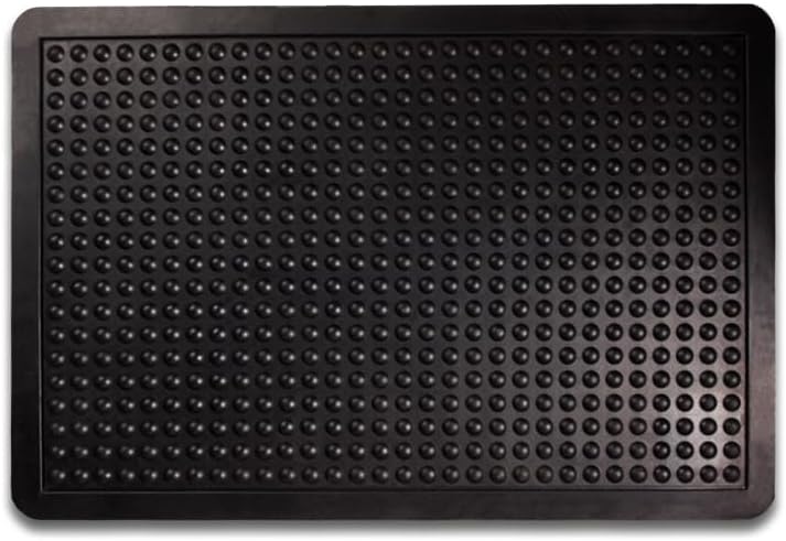 Workplace Mat Bubble Mats 90 x 120 cm - Weatherproof Anti-Fatigue Mat with Bubble Structure - Non-Slip Especially for Wet Workplaces (60 x 90 cm) - Anti-Fatigue Mat for UK homes and businesses