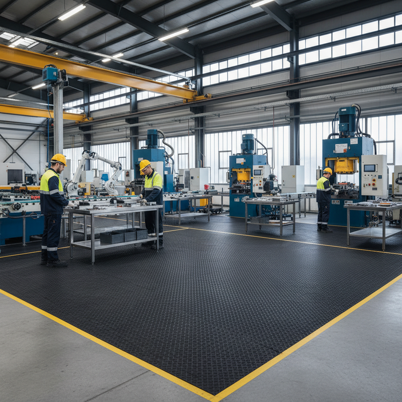 Chemical Resistant Rubber Sheet Industrial Grade - In Use