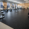 MatPro Fleckz Gym Rubber Matting Roll - 10m x 1.25m (12.5m²) - Free UK Delivery — installation example