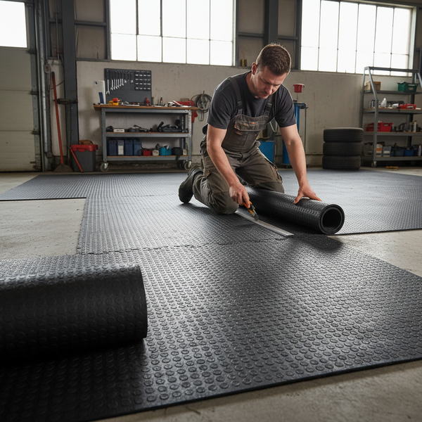 Garage Floor Rubber - Premium SBR Rubber Sheet