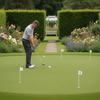 Golf putting green artificial grass UK garden installation