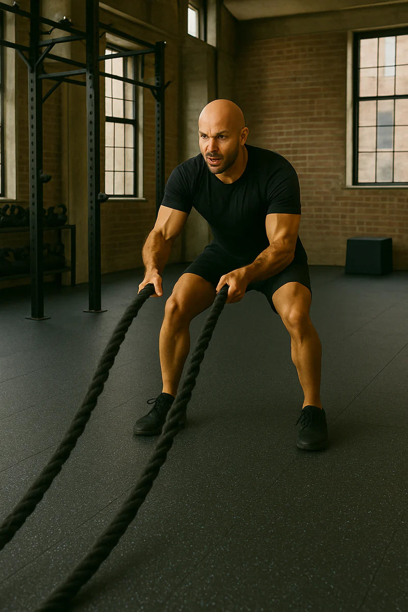 Rubber Gym Flooring Roll | Heavy Duty Non-Slip | 4–10mm | Sold by the Metre | Home & Commercial