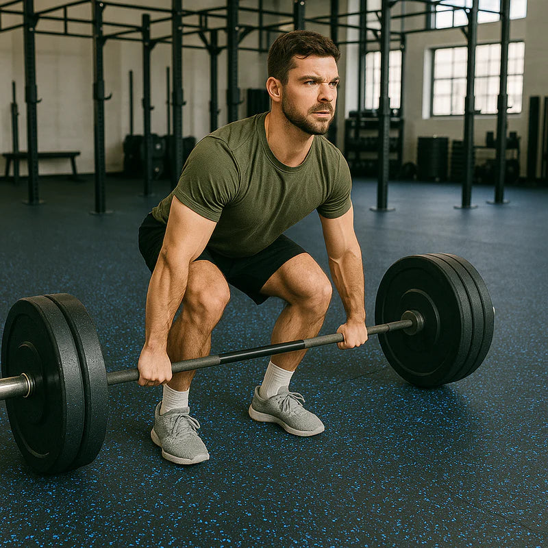 Rubber Gym Flooring Roll | Heavy Duty Non-Slip | 4–10mm | Sold by the Metre | Home & Commercial