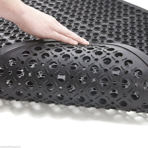 Anti Fatigue Industrial Black Rubber Mat