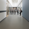MatPro High Traffic Rubber Flooring Tiles 3.2mm - Commercial Grade — installation example