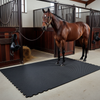 Heavy Duty Rubber Horse Stable Mat - 6ft x 4ft Premium Equestrian Flooring