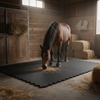 Heavy Duty Rubber Horse Stable Mat - 6ft x 4ft Premium Equestrian Flooring