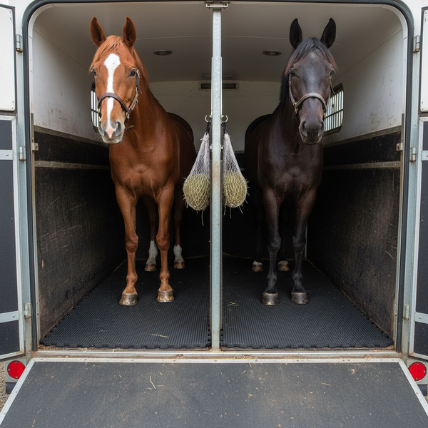 Heavy Duty Rubber Horse Stable Mat - 6ft x 4ft Premium Equestrian Flooring