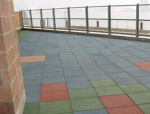 Interlocking Rubber Safety Tiles for Kids Play Areas
