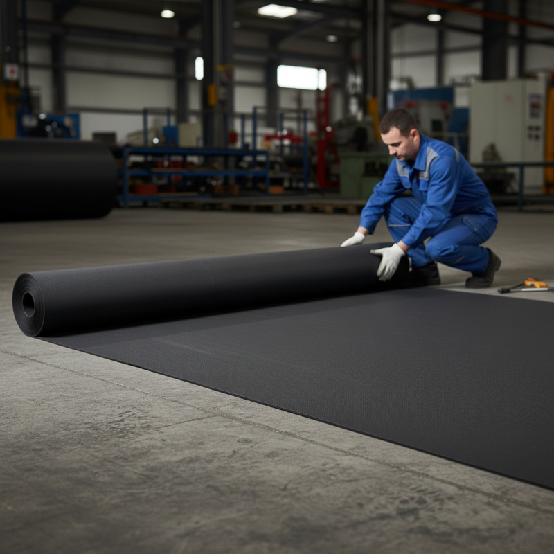 Large Rubber Sheet for Factory Floor Protection - Industrial SBR UK