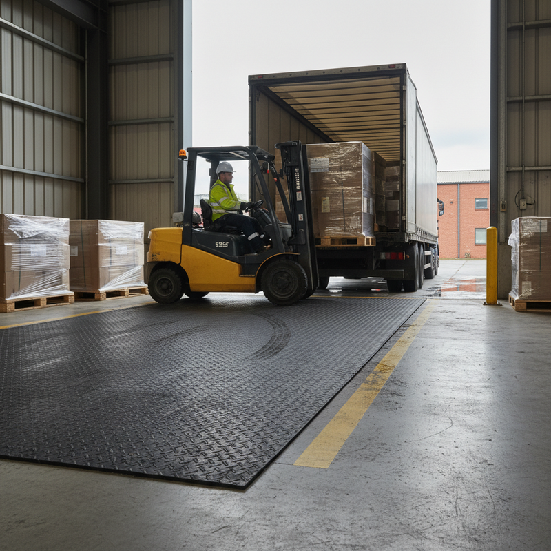 Loading Bay Rubber Mat - Premium SBR Rubber Sheet