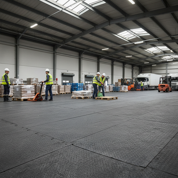 Loading Bay Rubber Mat - Premium SBR Rubber Sheet