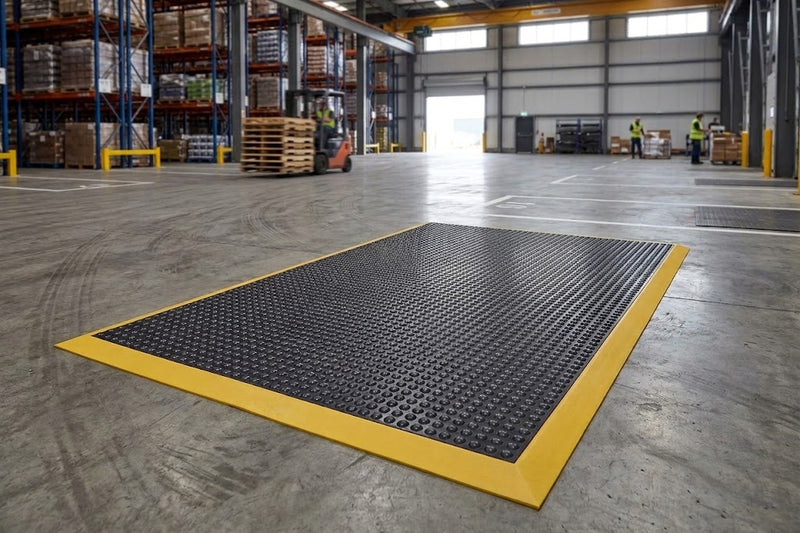 ErgoStand Pro Anti-Fatigue Mat | Bubble Top Design | Industrial Standing Comfort UK