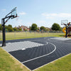 MatPro Modular Multi-Sport Tiles outdoor basketball court installation