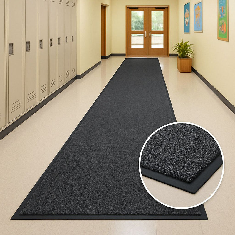 Heavy Duty Barrier Runner Non-Slip Mat - Durable Rubber, Anti-Slip, Floor Protection, Easy Clean, Industrial/Commercial Use, Versatile & Long-Lasting