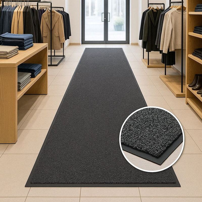 Heavy Duty Barrier Runner Non-Slip Mat - Durable Rubber, Anti-Slip, Floor Protection, Easy Clean, Industrial/Commercial Use, Versatile & Long-Lasting