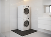 Anti-Vibration Mat 60×60cm 5mm – Non-Slip Rubber Underlay for Washing Machine - Modern Bathroom Setting