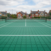 Interlocking Sports Court Tiles showing professional tennis court installation in UK
