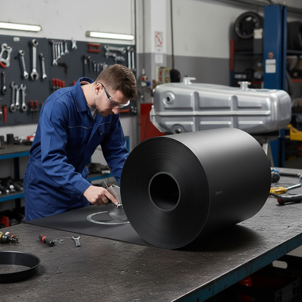 Nitrile Rubber Roll - Cutting Fuel Tank Gasket - Oil Resistant NBR UK