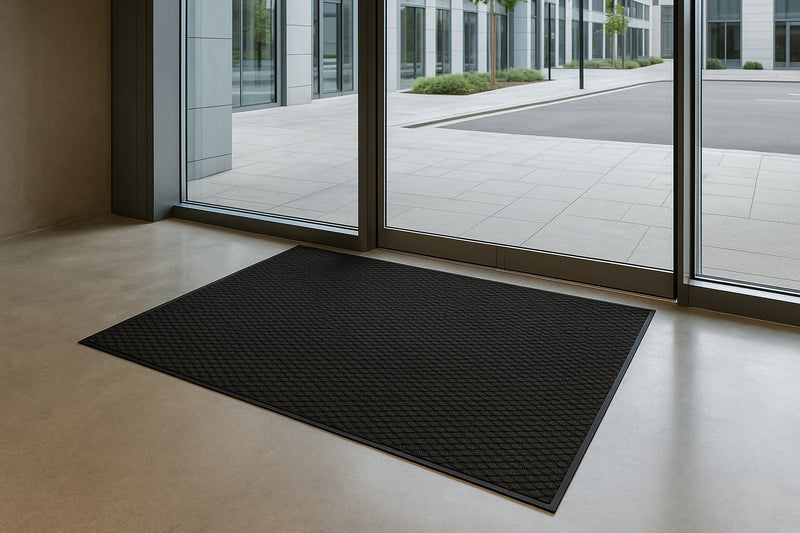 Commercial Dirt Trapper Runner Mat - Modern Office Building Entrance UK