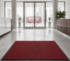 Washable Rubber Doormat Red 60×90cm – Non-Slip Heavy-Duty In - Office Entrance Setting