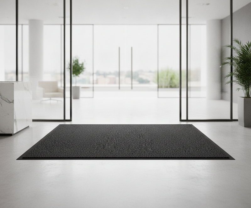 Washable Rubber Doormat Anthracite 60×90cm – Heavy-Duty Non- - Office Entrance Setting