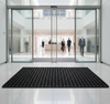 Heavy-Duty Ring Rubber Doormat – Non-Slip Dirt Trapper Entrance Mat Multiple Sizes - Office Entrance Setting