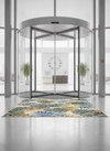 Amazonia Botanical Rug 160×230cm – Washable Non-Slip Short Pile Indoor Rug