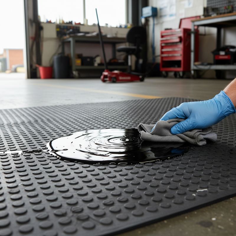 Oil Resistant Rubber Mat - Premium SBR Rubber Sheet