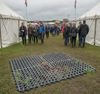 Wheelchair Accessible Rubber Grass Mat — Heavy Duty Pathway - Outdoor Event Setting