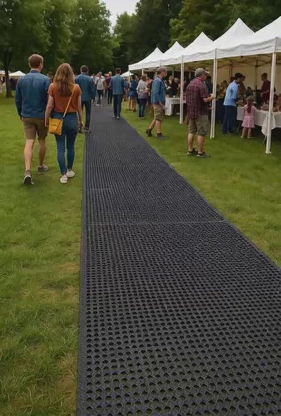 Eco-Friendly Premium Rubber Grass Mat Roll Solution for Ground Cover